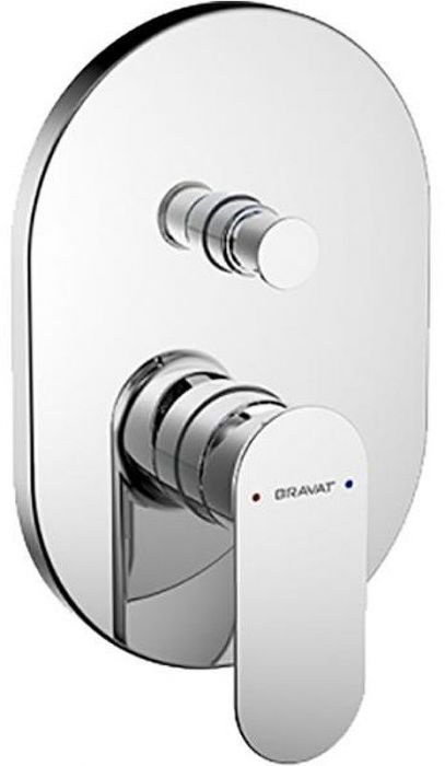Смеситель для душа Bravat Gina PB865104CP-2-ENG Хром