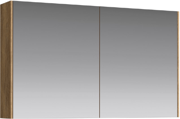 Зеркальный шкаф AQWELLA Mobi 100 см, MOB0410+MOB0717DB