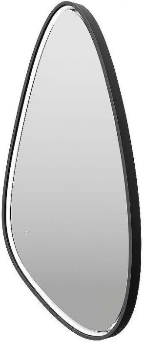 Зеркало Brevita Venus 60 VEN-Var-060-black с подсветкой Черное матовое с сенсорным выключателем