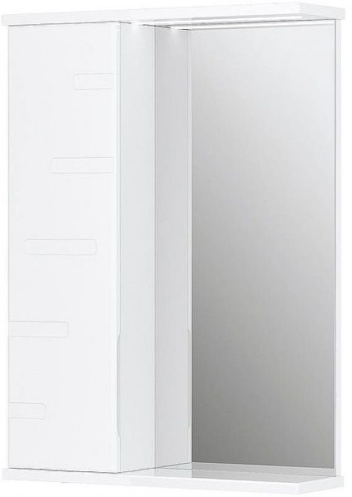 Зеркало со шкафом Volna Joli 50 L zsJOLI50.L-01 с подсветкой Белое