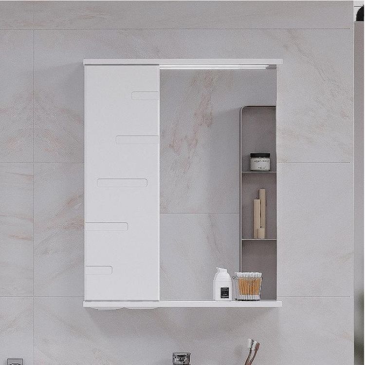 Зеркало со шкафом Volna Joli 50 L zsJOLI50.L-01 с подсветкой Белое