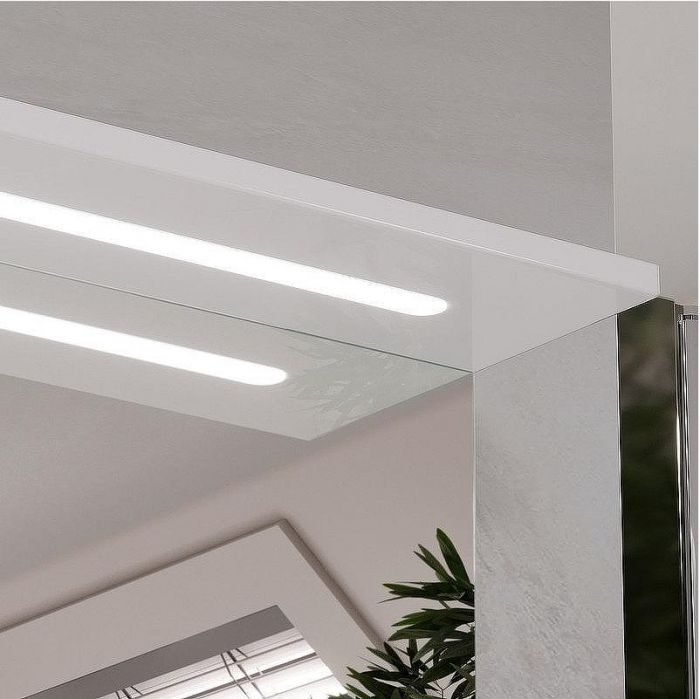 Зеркало со шкафом Volna Joli 50 L zsJOLI50.L-01 с подсветкой Белое