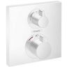 Hansgrohe Ecostat Square Термостат для душа, 2 источника, внешняя часть, цвет: белый матовый