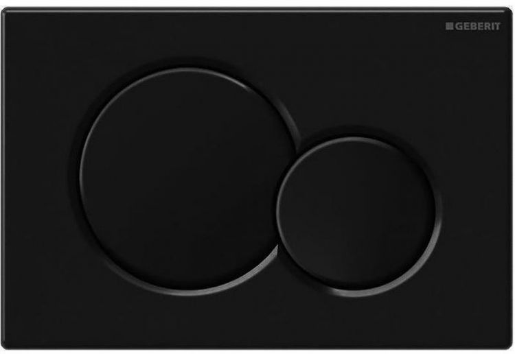 Клавиша смыва Geberit Sigma 01 115.770.DW.5 Черная глянцевая