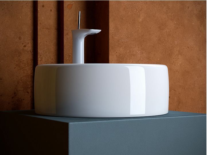 Умывальник CERAMICANOVA Element чаша накладная круглая 400 мм CN5027 Умывальник CERAMICANOVA Element чаша накладная круглая 400 мм CN5027