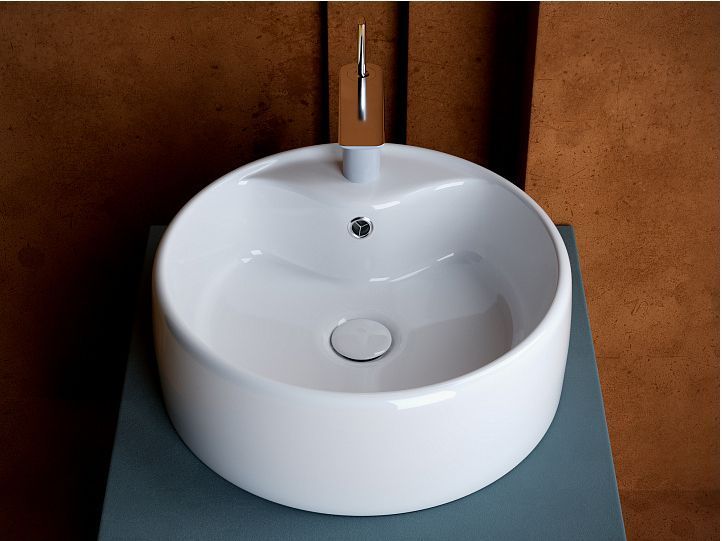 Умывальник CERAMICANOVA Element чаша накладная круглая 400 мм CN5027 Умывальник CERAMICANOVA Element чаша накладная круглая 400 мм CN5027