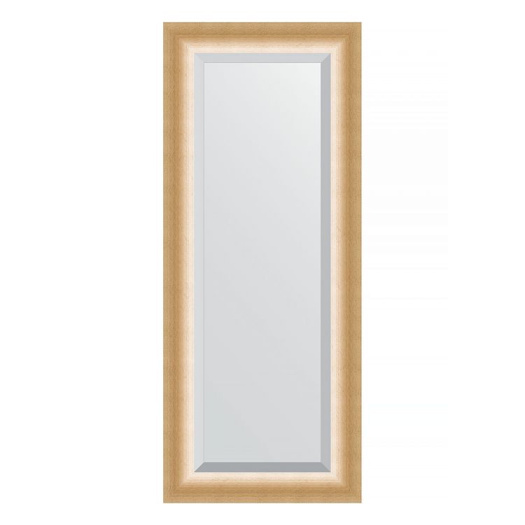 Зеркало EVOFORM  EXCLUSIVE BY 1161 56x136 травленое золото 87 мм с фацетом в багетной раме