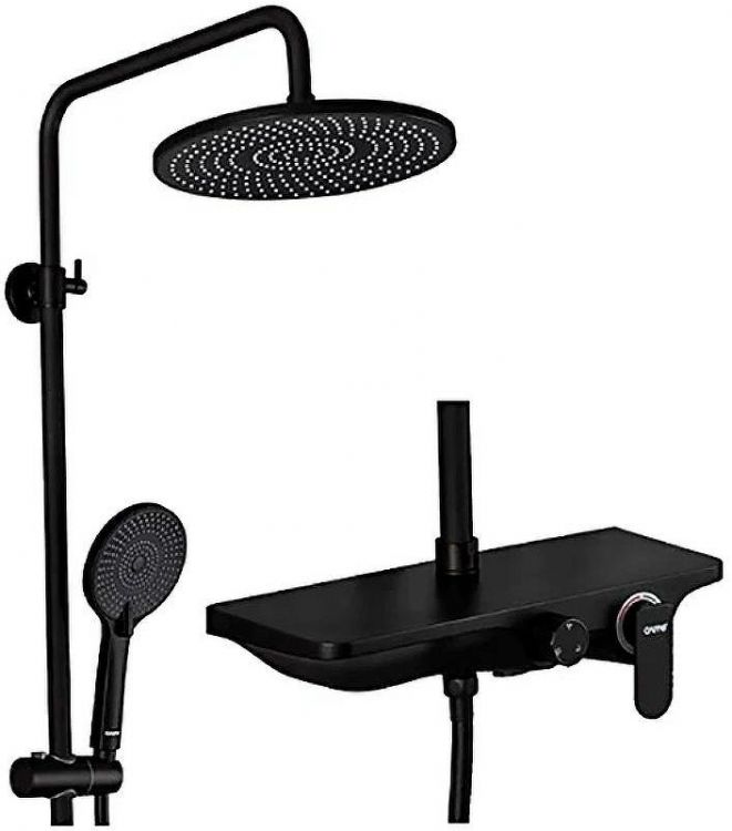 Душевая система Gappo G2495-5 Черная матовая