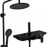 Душевая система Gappo G2495-5 Черная матовая