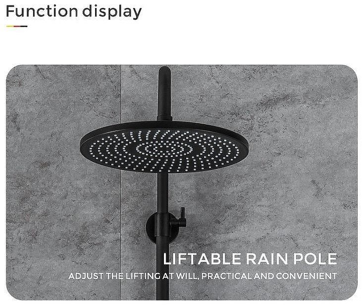 Душевая система Gappo G2495-5 Черная матовая