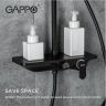 Душевая система Gappo G2495-5 Черная матовая