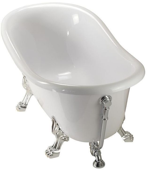 Ванна из искусственного камня Veragio Gialetta 170x80 26931 ножки Хром