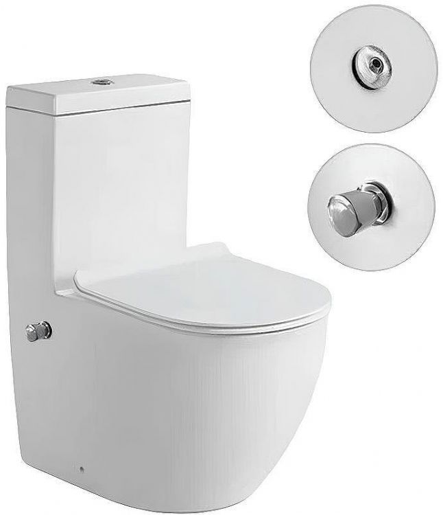 Унитаз биде SantiLine SL-5011SM-BD с бачком и сиденьем Микролифт Унитаз биде SantiLine SL-5011SM-BD с бачком и сиденьем Микролифт