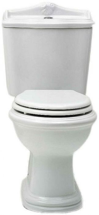 Унитаз компакт Azzurra Jubilaeum JUVCMP000000BI/(JUB100/MBP bi) без бачка и сиденья