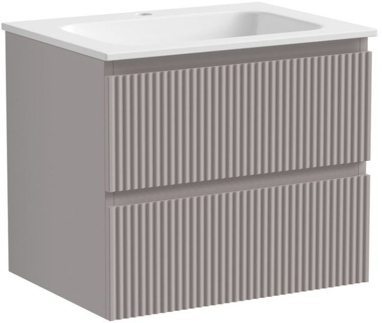 Тумба подвесная SANCOS под раковину Snob R, Doha Soft 590х445х500, SNR60SM