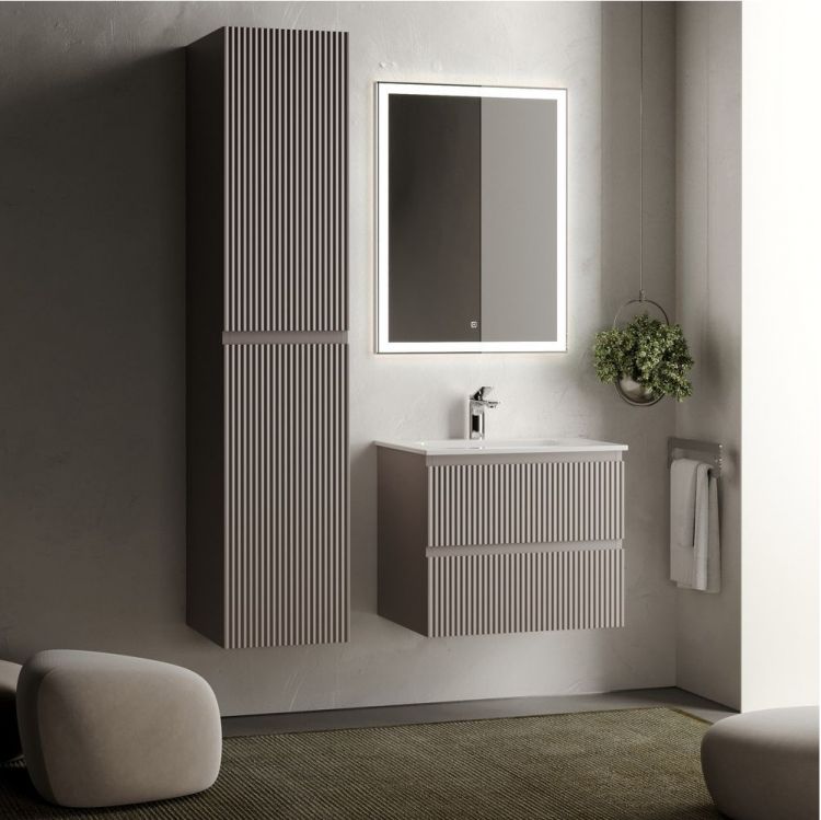 Тумба подвесная SANCOS под раковину Snob R, Doha Soft 590х445х500, SNR60SM