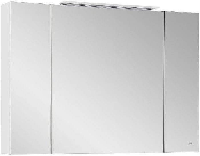 Зеркальный шкаф Roca Oleta 100 A857648501 с подсветкой Белый матовый
