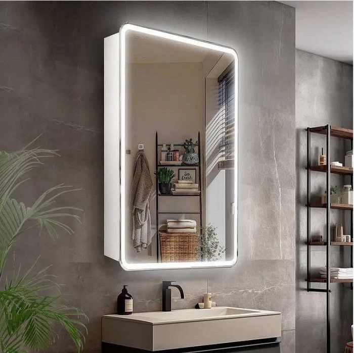 Зеркальный шкаф Style Line Каре 40 СС-00002462 с подсветкой с сенсорным выключателем и диммером