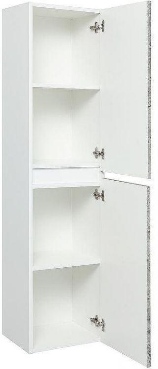 Шкаф пенал Runo Манхэттен 35 00-00001048 подвесной Белый