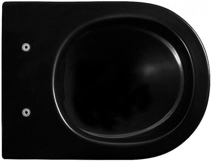Комплект унитаза с инсталляцией Abber Bequem AC1100MB-AC0105-AC0120MB с сиденьем Микролифт и Черной матовой клавишей смыва