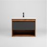 Тумба под раковину VIANT Бостон 70 VBOS70COG-T1YP подвесная Графит матовый Дуб Вотан Тумба под раковину VIANT Бостон 70 VBOS70COG-T1YP подвесная Графит матовый Дуб Вотан