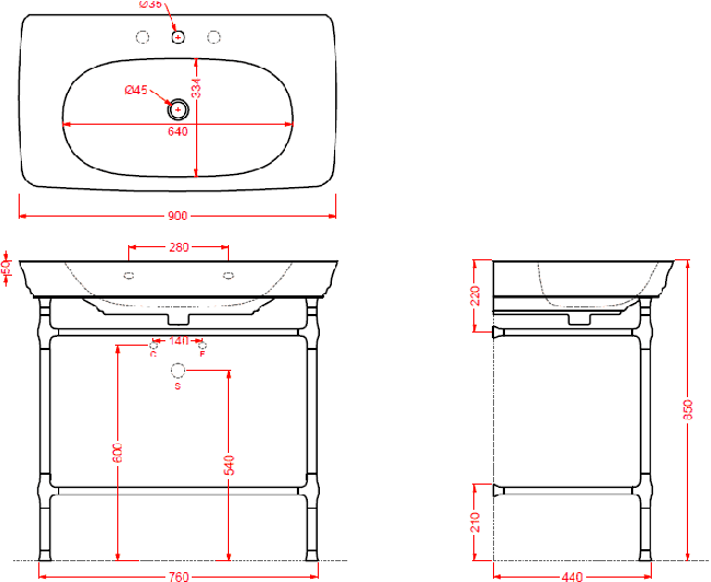 Консоль ARTCERAM Civitas CIA005 71cr Консоль ARTCERAM Civitas CIA005 71cr