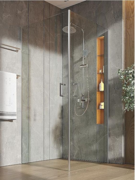 Душевой уголок Orange E04-090TCR 90x90 профиль Хром стекло прозрачное Душевой уголок Orange E04-090TCR 90x90 профиль Хром стекло прозрачное