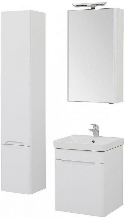 Шкаф пенал Aquanet София 35 L 207046 подвесной Белый глянец