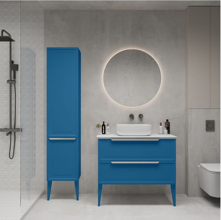 Шкаф пенал ЗОВ Севилья 35 PSB цвет Капри