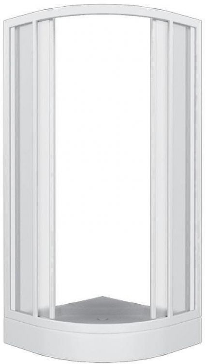 Душевой уголок Bas Басфор 90х90 ШТ00012 профиль Белый стекло Грейп Душевой уголок Bas Басфор 90х90 ШТ00012 профиль Белый стекло Грейп