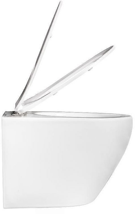 Комплект унитаза WellWant Aura WWU01122W с инсталляцией WellWant Standart 50 WWISI1110B с сиденьем Микролифт и клавишей смыва Хром глянцевый