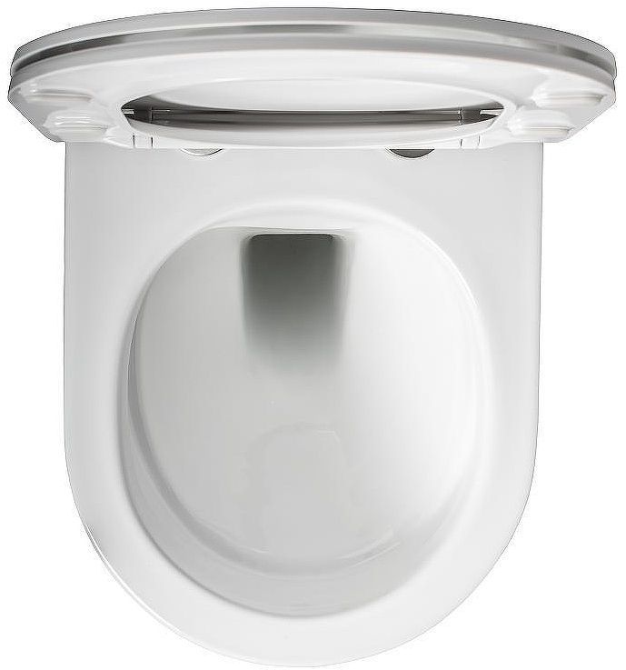 Комплект унитаза WellWant Aura WWU01122W с инсталляцией WellWant Standart 50 WWISI1110B с сиденьем Микролифт и клавишей смыва Хром глянцевый