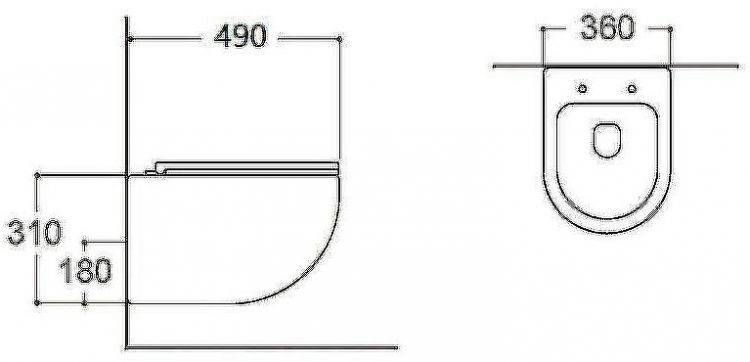 Комплект унитаза WellWant Aura WWU01122W с инсталляцией WellWant Standart 50 WWISI1110B с сиденьем Микролифт и клавишей смыва Хром глянцевый