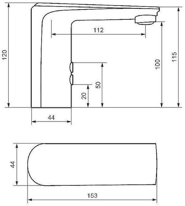 Смеситель для раковины Damixa Jupiter 770290300 Черный матовый