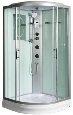 Душевая кабина WeltWasser WW500 Werra 1004 100x100 10000003233 профиль Хром стекло прозрачное