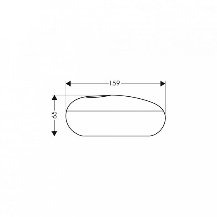 Коробочка AXOR Massaud для косметики хром 42272000