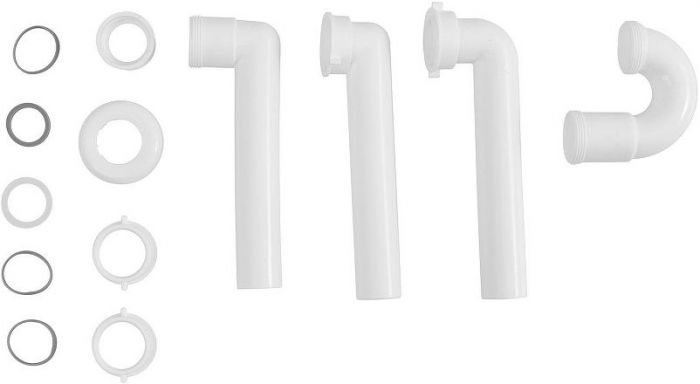 Сифон для раковины Aquanet 339428 цвет Белый