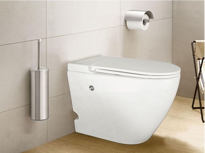 Унитаз Azario AZ102 приставной цвет Белый с сиденьем Микролифт