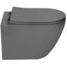 Унитаз Vincea Globo VT1-14TMA подвесной цвет Антрацит матовый с сиденьем Микролифт