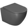 Унитаз Vincea Globo VT1-14TMA подвесной цвет Антрацит матовый с сиденьем Микролифт