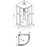 Душевая кабина Triton Стандарт 90x90 Щ0000061840 без гидромассажа