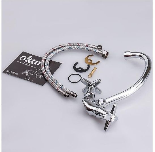 Смеситель для кухни Ekko E4112-1 цвет Хром