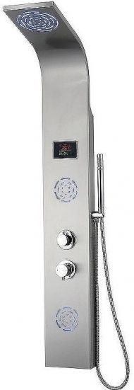 Душевая панель beWash BV4TMSP9776 с гидромассажем Хром
