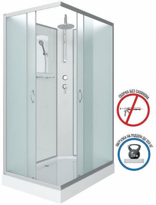 Душевая кабина Niagara Classic 110х80 NG-43185-14QBKT без гидромассажа