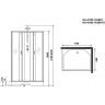 Душевая кабина Niagara Classic 110х80 NG-43185-14QBKT без гидромассажа