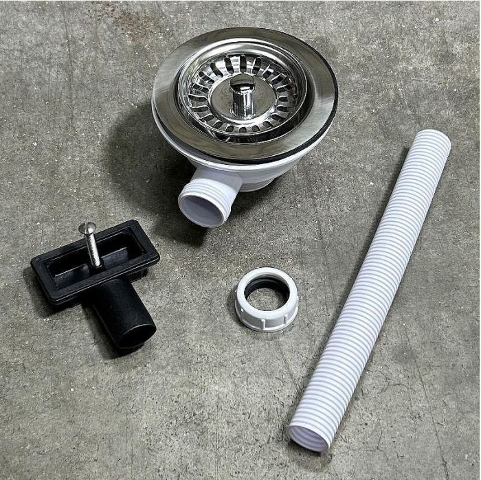 Слив-перелив для раковины McAlpine OR2-113S цвет Белый Хром