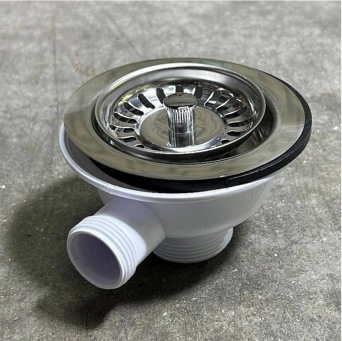 Слив-перелив для раковины McAlpine OR2-113S цвет Белый Хром