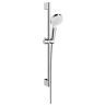 Hansgrohe Crometta Vario Unica Душевой набор: штанга 650mm, ручной душ, 2jet (Rain, IntenseRain), шланг, цвет: белый/хром