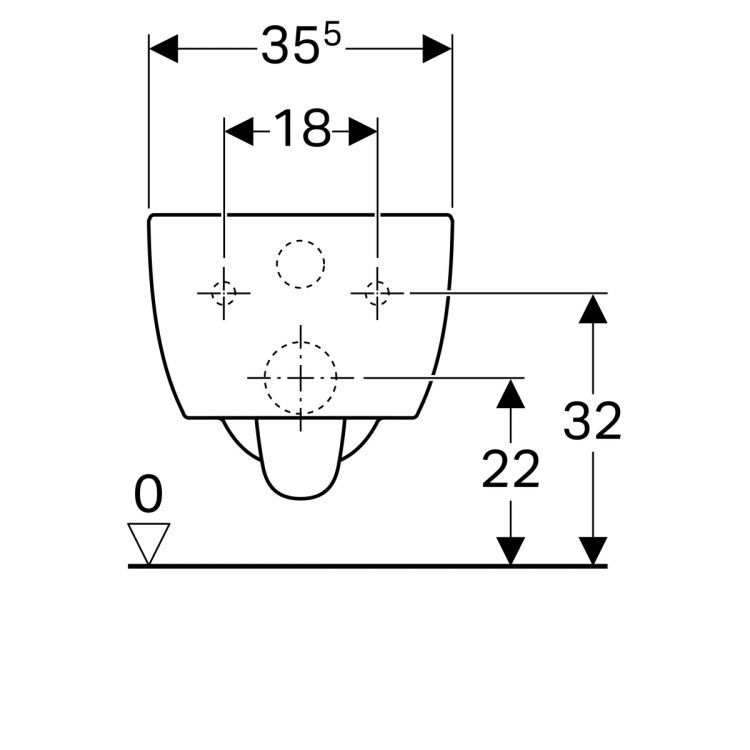 Унитаз подвесной Geberit iCon, 204000000