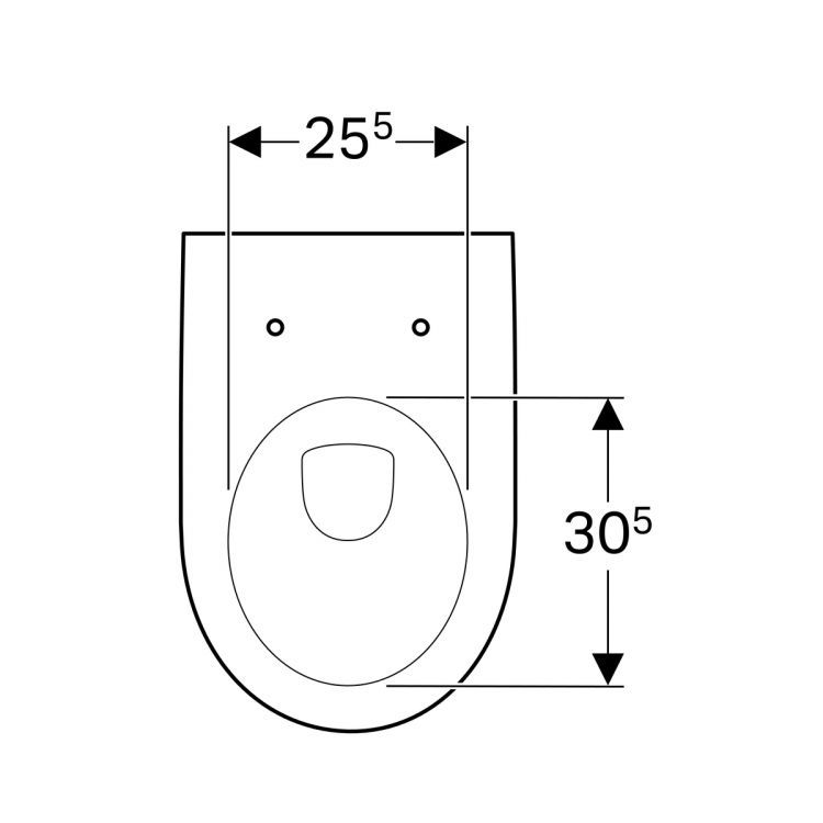 Унитаз подвесной Geberit iCon, 204000000